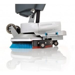 The i-mop floor scrubber dryer has a 22 kg brush pressure
